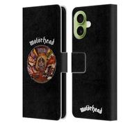 Head Case Designs Custodia a portafoglio in pelle con licenza ufficiale Motorhead 1916, compatibile con Apple iPhone 17