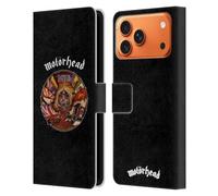 Head Case Designs Custodia a portafoglio in pelle con licenza ufficiale Motorhead 1916, compatibile con Apple iPhone 17 Pro Max