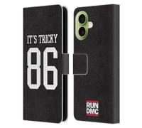 Head Case Designs Custodia a portafoglio in pelle con licenza ufficiale Run-D.M.C. It's Tricky Key Art compatibile con Apple iPhone 17