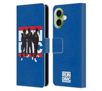Head Case Designs Custodia a portafoglio in pelle con licenza ufficiale Run-D.M.C. Silhouette Key Art compatibile con Apple iPhone 17