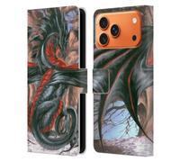 Head Case Designs Custodia a portafoglio in pelle con licenza ufficiale Ruth Thompson Malice Dragons compatibile con Apple iPhone 17 Pro Max