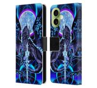 Head Case Designs Custodia a portafoglio in pelle con licenza ufficiale Ruth Thompson Night Blade & Constellations Dragons with Spade, compatibile con Apple iPhone 17