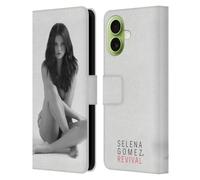 Head Case Designs Custodia a portafoglio in pelle con licenza ufficiale Selena Gomez Art Revival compatibile con Apple iPhone 17