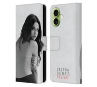 Head Case Designs Custodia a portafoglio in pelle con licenza ufficiale Selena Gomez Art Revival compatibile con Apple iPhone 17