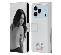 Head Case Designs Custodia a portafoglio in pelle con licenza ufficiale Selena Gomez Art Revival compatibile con Apple iPhone 17 Pro