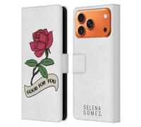 Head Case Designs Custodia a portafoglio in pelle con licenza ufficiale Selena Gomez Good for You Revival Art compatibile con Apple iPhone 17 Pro Max