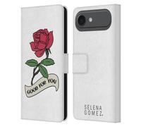 Head Case Designs Custodia a portafoglio in pelle con licenza ufficiale Selena Gomez Good for You Revival Art compatibile con Apple iPhone 17 Air