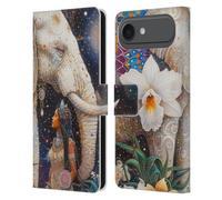 Head Case Designs Custodia a portafoglio in pelle con licenza ufficiale Shambhala Light Visionary Art Gentle Giant Ethereal Graphics compatibile con Apple iPhone 17 Air