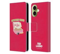Head Case Designs Custodia a portafoglio in pelle con licenza ufficiale Ted Lasso Biscuits con grafica The Boss Season 1 compatibile con Apple iPhone 17