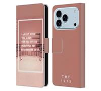 Head Case Designs Custodia a portafoglio in pelle con licenza ufficiale The 1975 I Like It When You Sleep Songs compatibile con Apple iPhone 17 Pro