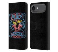 Head Case Designs Custodia a portafoglio in pelle con licenza ufficiale The Black Crowes Boxing Graphics compatibile con Apple iPhone 17 Air