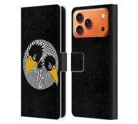 Head Case Designs Custodia a portafoglio in pelle con licenza ufficiale The Black Crowes, compatibile con Apple iPhone 17 Pro Max