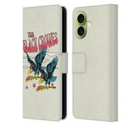 Head Case Designs Custodia a portafoglio in pelle con licenza ufficiale The Black Crowes Flying Guitars, compatibile con Apple iPhone 17
