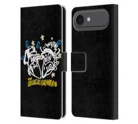 Head Case Designs Custodia a portafoglio in pelle con licenza ufficiale The Black Crowes Heads, compatibile con Apple iPhone 17 Air