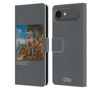 Head Case Designs Custodia a portafoglio in pelle con licenza ufficiale The National Gallery, Bacco e Arianna, compatibile con Apple iPhone 17 Air