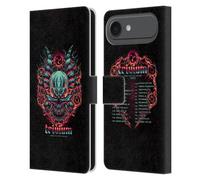 Head Case Designs Custodia a portafoglio in pelle con licenza ufficiale Trivium What The Dead Men Say Graphics compatibile con Apple iPhone 17 Air