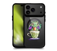 Head Case Designs Custodia antiurto nera con licenza ufficiale Ruth Thompson Matcha Cups and Dragons [protezione di grado militare] compatibile con Apple iPhone 17 Pro Max e compatibile con MagSafe