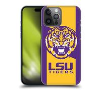 Head Case Designs Custodia rigida con licenza ufficiale Louisiana State University LSU Tiger Graphics 1 compatibile con Apple iPhone 14 Pro Max