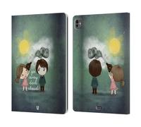 Head Case Designs Dark Cloud Away La Luce Dell'Amore Custodia Portafoglio in Pelle Compatibile con Apple iPad PRO 13 M4 2024
