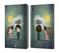 Head Case Designs Dark Cloud Away La Luce Dell'Amore Custodia Portafoglio in Pelle Compatibile con Apple iPad PRO 11 M4 2024