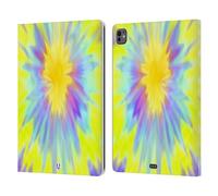 Head Case Designs Di Corsa Tie Dye S2 Custodia Portafoglio in Pelle Compatibile con Apple iPad PRO 13 M4 2024