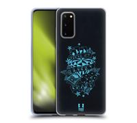 HEAD CASE DESIGNS DIAMANTI CUSTODIA COVER MORBIDA IN GEL PER SAMSUNG TELEFONI 1