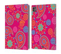 Head Case Designs Disordine Mutiforme Colourful Paisley Custodia Portafoglio in Pelle Compatibile con Apple iPad PRO 11 M4 2024