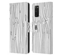 HEAD CASE DESIGNS DOODLE B&N CUSTODIA COVER A PORTAFOGLIO PER SAMSUNG TELEFONI 1