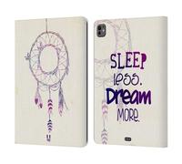 Head Case Designs Dream More Acchiappasogni Custodia Portafoglio in Pelle Compatibile con Apple iPad PRO 13 M4 2024
