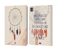 Head Case Designs Dream Today Acchiappasogni Custodia Portafoglio in Pelle Compatibile con Apple iPad PRO 13 M4 2024