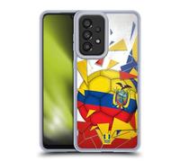 Head Case Designs Ecuador Vetro Rotto Calcio Custodia in Gel [Protezione di Grado Militare] Compatibile con Galaxy A33 5G (2022)
