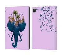 Head Case Designs Elefante Silhouette Animali Selvaggi Custodia Portafoglio in Pelle Compatibile con Apple iPad PRO 13 M4 2024