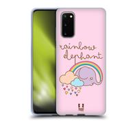 HEAD CASE DESIGNS ELEFANTI CUSTODIA COVER MORBIDA IN GEL PER SAMSUNG TELEFONI 1
