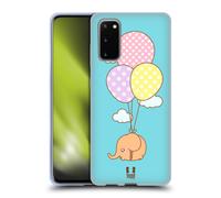 HEAD CASE DESIGNS ELEFANTI CUSTODIA COVER MORBIDA IN GEL PER SAMSUNG TELEFONI 1
