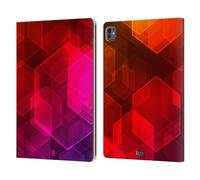 Head Case Designs Esagono Bokeh Pattern Custodia Portafoglio in Pelle Compatibile con Apple iPad PRO 13 M4 2024