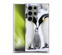 Head Case Designs Famiglia di Pinguini sul Ghiaccio Animali Selvatici Custodia in Gel [Protezione di Grado Militare] Compatibile con Samsung Galaxy S24 Ultra 5G