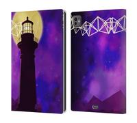 Head Case Designs Faro Paesaggi Geometrici Custodia Portafoglio in Pelle Compatibile con Apple iPad PRO 11 M4 2024