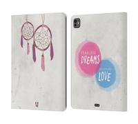 Head Case Designs Fearless Dreams Acchiappasogni Custodia Portafoglio in Pelle Compatibile con Apple iPad PRO 13 M4 2024
