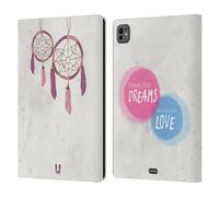 Head Case Designs Fearless Dreams Acchiappasogni Custodia Portafoglio in Pelle Compatibile con Apple iPad PRO 11 M4 2024