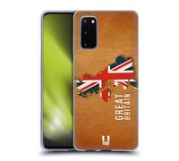 HEAD CASE DESIGNS FLAG MAPS CUSTODIA COVER MORBIDA IN GEL PER SAMSUNG TELEFONI 1