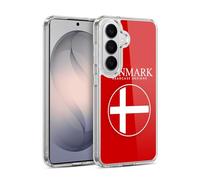 Head Case Designs Flag of Denmark Dannebrog Bandiere E Toppe Custodia in Gel [Protezione di Grado Militare] Compatibile con Samsung Galaxy S26 Plus
