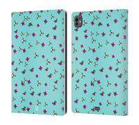 Head Case Designs Floreale Nail Art Custodia Portafoglio in Pelle Compatibile con Apple iPad PRO 11 M4 2024