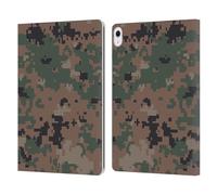 Head Case Designs Foresta di Marpat Mimetico Militare Serie 2 Custodia Portafoglio in Pelle Compatibile con Apple iPad Air 13 2024/2025