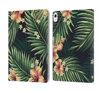 Head Case Designs Foresta Stampe Tropicali Custodia Portafoglio in Pelle Compatibile con Apple iPad Air 13 2024/2025
