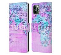 HEAD CASE DESIGNS FRASI WANDERLUST CUSTODIA COVER A PORTAFOGLIO PER APPLE iPHONE