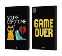 Head Case Designs Game Over Pop Trend Custodia Portafoglio in Pelle Compatibile con Apple iPad PRO 13 M4 2024