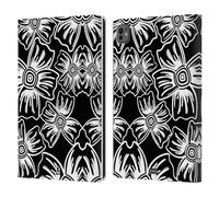 Head Case Designs Garofano Fiori B&N Custodia Portafoglio in Pelle Compatibile con Apple iPad PRO 11 M4 2024