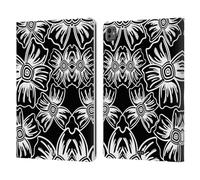 Head Case Designs Garofano Fiori B&N Custodia Portafoglio in Pelle Compatibile con Apple iPad PRO 13 M4 2024