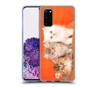 HEAD CASE DESIGNS GATTI CUSTODIA COVER MORBIDA IN GEL PER SAMSUNG TELEFONI 1