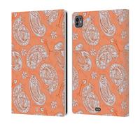 Head Case Designs Gatto Terracotta Animali Paisley Custodia Portafoglio in Pelle Compatibile con Apple iPad PRO 11 M4 2024